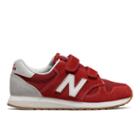 New Balance 520 Hook And Loop Kids Grade School Lifestyle Shoes - Red/white (ka520rwy)