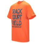 New Balance 16601 Kids' Short Sleeve Graphic Tee - Orange (bt16601ao)