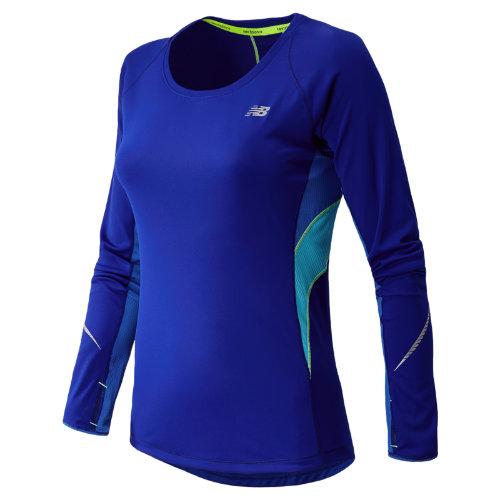 New Balance 4312 Women's Nb Ice Long Sleeve - Uv Blue, Mariana (wrt4312uvb)