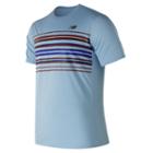 New Balance 81430 Men's Graphic Accelerate Tennis Crew - (mt81430)