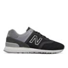 New Balance 574 Re-engineered Men's Sport Style Sneakers Shoes - Black/grey (mtl574dc)