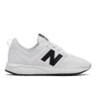 New Balance 247 Classic Kids Grade School Lifestyle Shoes - White/black (kl247wbg)