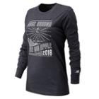 New Balance 81610 Women's United Airlines Nyc Half Big Apple Long Sleeve - (wt81610c)