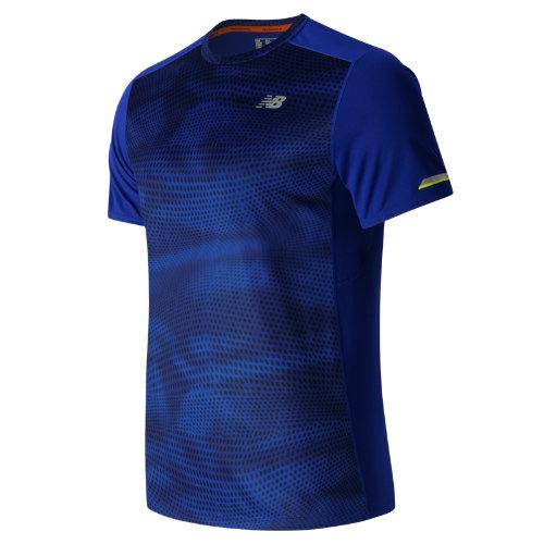 New Balance 63223 Men's Nb Ice Short Sleeve - Blue/black (mt63223mrp)