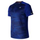 New Balance 63223 Men's Nb Ice Short Sleeve - Blue/black (mt63223mrp)