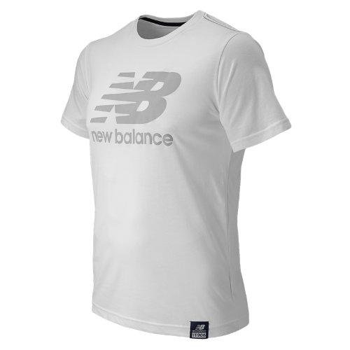 New Balance 53511 Men's Short Sleeve Logo Tee - White (mt53511wtv)