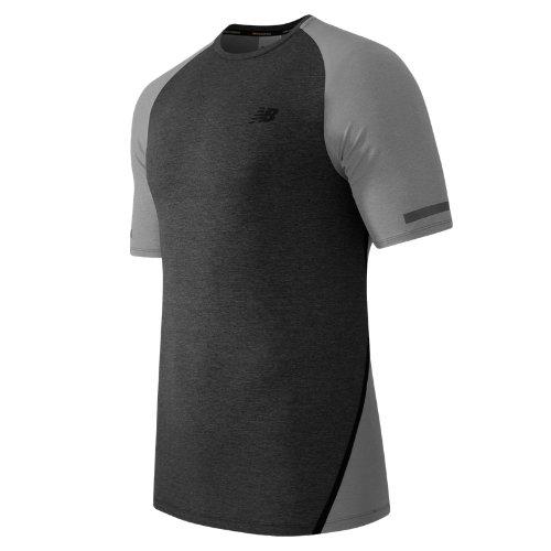 New Balance 61021 Men's Trinamic Short Sleeve Top - Grey (mt61021hgr)