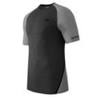 New Balance 61021 Men's Trinamic Short Sleeve Top - Grey (mt61021hgr)