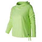 New Balance 71137 Women's In Transit Hoodie - Green (wt71137bma)