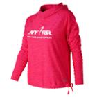 New Balance 71137 Women's Run For Life In Transit Pullover - Pink (wt71137vakh)