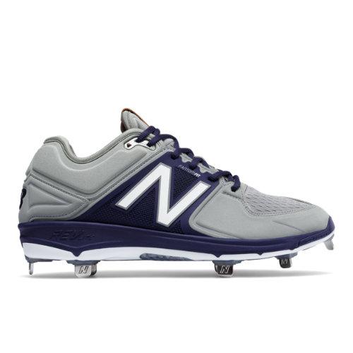New Balance Low-cut 3000v3 Metal Cleat Men's Low-cut Cleats Shoes - Grey/navy (l3000gn3)