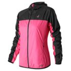 New Balance 53111 Women's Pink Ribbon Windcheater Jacket - Pink/black (rwj53111akk)