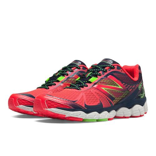 New Balance 880v4 Women's Neutral Cushioning Shoes - Bright Cherry, Black, Green Apple (w880gp4)