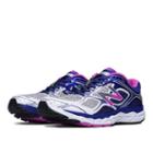 New Balance 860v6 Women's Stability And Motion Control Shoes - White/purple Cactus Flower/black (w860wp6)