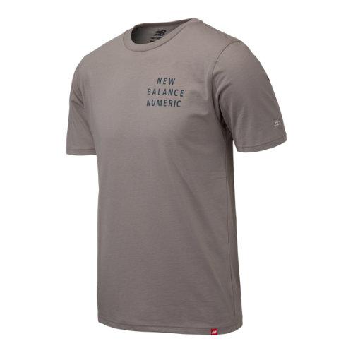 New Balance 93655 Men's Nb Numeric Type Tee - Grey (mt93655wac)