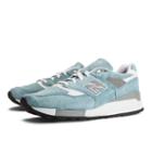 New Balance National Parks 998 Men's Made In Usa Shoes - Light Blue, White, Light Grey (m998ll)