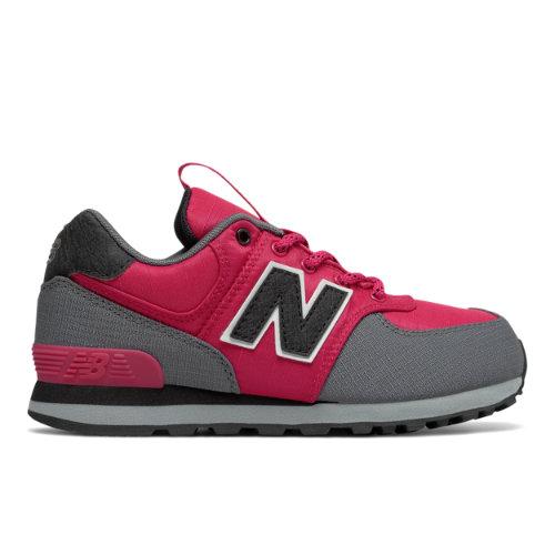New Balance 574 Kids' Pre-school Lifestyle Shoes - Pink/grey (kl574qgp)