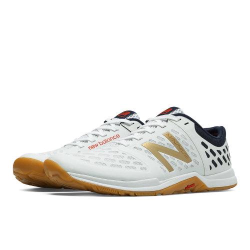 New Balance Minimus 20v4 Trainer Men's High-intensity Trainers Shoes - White, Navy, Orange (mx20gf4)