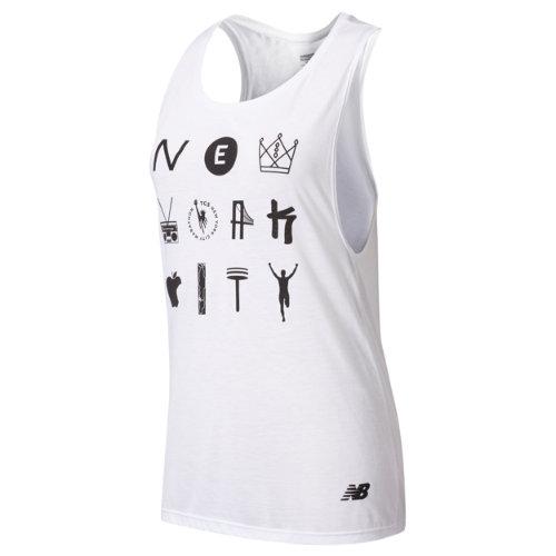 New Balance 73632 Women's Nyc Marathon Symbols Tank - (wt73632v-ne)