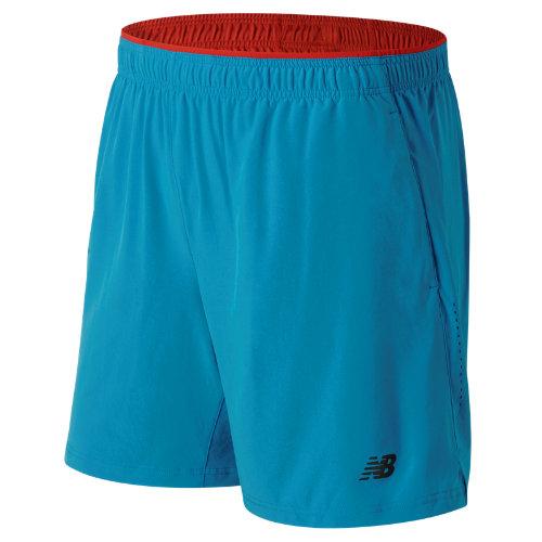 New Balance 53051 Men's Woven 2-in-1 Short - Blue (ms53051bda)