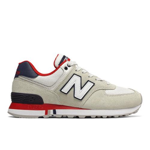 New Balance 574 Summer Shore Women's 574 Shoes - Grey/navy (wl574nsa)