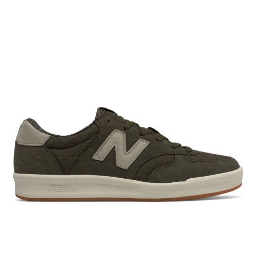 300 New Balance Men's Court Classics Shoes - Green/off White (crt300rc)