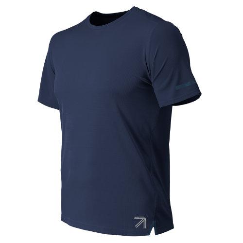 New Balance 71245 Men's J.crew Nb Ice 2.0 Short Sleeve Tee - Navy (mt71245nv)