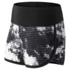 New Balance 53226 Women's Impact 3 Inch Short - Black, White (ws53226bwp)