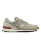 696 New Balance Women's Running Classics Shoes - Grey/off White/red (wl696ccb)