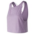New Balance 83145 Women's Transform Two Way Crop Tank - Purple (wt83145vth)
