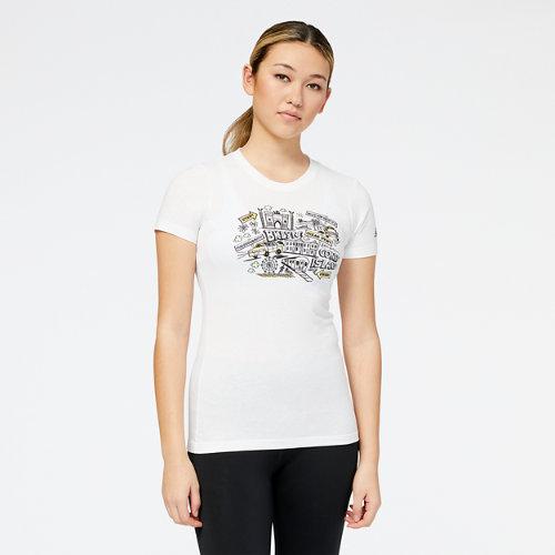 New Balance Women's Rbc Brooklyn Half Map Short Sleeve