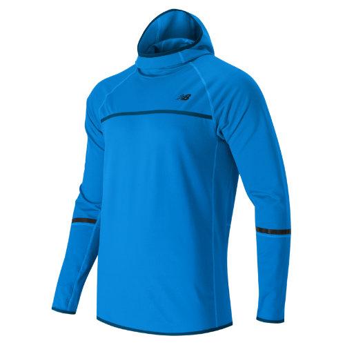 New Balance 53011 Men's Nb Heat Pullover Hoodie - Bolt (mt53011btl)