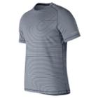 New Balance 73233 Men's Seasonless Short Sleeve - Grey/white (mt73233agm)