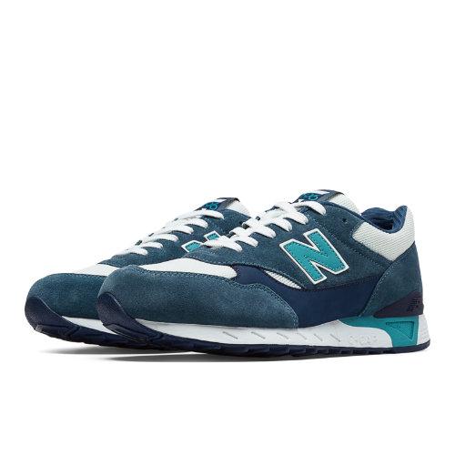 New Balance 496 80s Running Men's Running Classics Shoes - Stone Blue, Alloy, Bachelor Button (cm496sbd)
