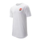 New Balance 93781 Men's Nb Finisher Graphic Tee - White/black (mt93781wt)