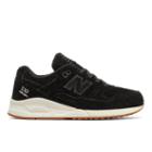 New Balance 530 Lux Suede Women's Running Classics Shoes - Black (w530pra)