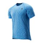 New Balance 91124 Men's Anticipate 2.0 Tee - Blue (mt91124lbr)
