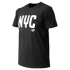 New Balance 63581 Men's Nyc City Tee - Black (mt63581bk)