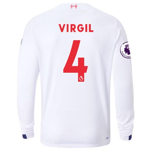 New Balance 939840 Men's Liverpool Fc Away Ls Jersey Virgil Epl Patch - (mt939840-4ya)