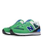 New Balance 574 Summit Women's 574 Shoes - Green/blue (wl574smc)