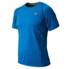 New Balance 4325 Men's Accelerate Short Sleeve - Laser Blue, Petrol (mrt4325lsb)