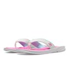 New Balance Rev Ii Thong Women's Flip Flops Shoes - White, Pink Glo, Light Blue (w6053wpb)