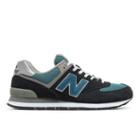 New Balance 574 Core Men's 574 Shoes - Navy/green/grey (m574jn)