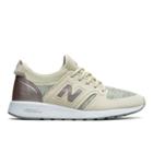 New Balance 420 Revlite Slip-on Women's Sport Style Shoes - Off White/gold (wrl420sd)