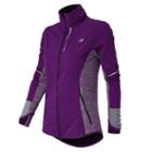 New Balance 53213 Women's Windblocker Jacket - Imperial Purple, Asteroid (wj53213ipa)