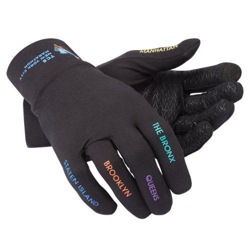 New Balance Men's & Women's Nyc Marathon Lightweight Glove - Black (nb2000blk)