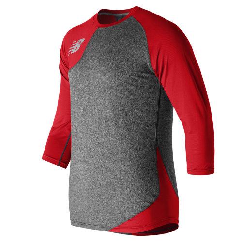 New Balance 315 Men's Baseball Asym Base Layer Right - Red/grey (tmmt315rtre)