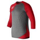 New Balance 315 Men's Baseball Asym Base Layer Right - Red/grey (tmmt315rtre)