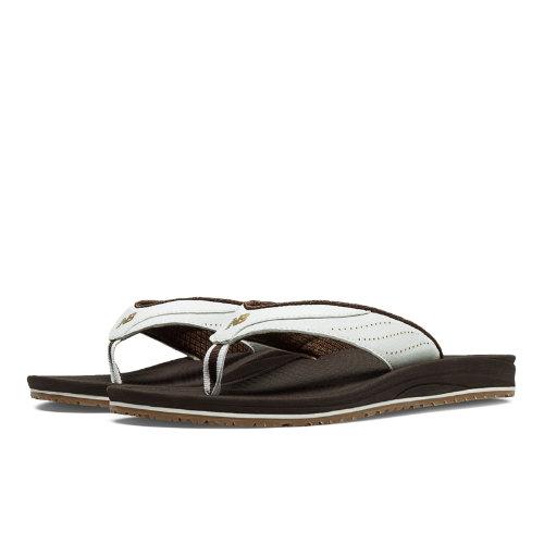 New Balance Purealign Thong Women's Flip Flops Shoes - Brown/white (w6070brw)