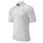 New Balance 53415 Men's Challenger Classic Polo - White (mt53415wt)